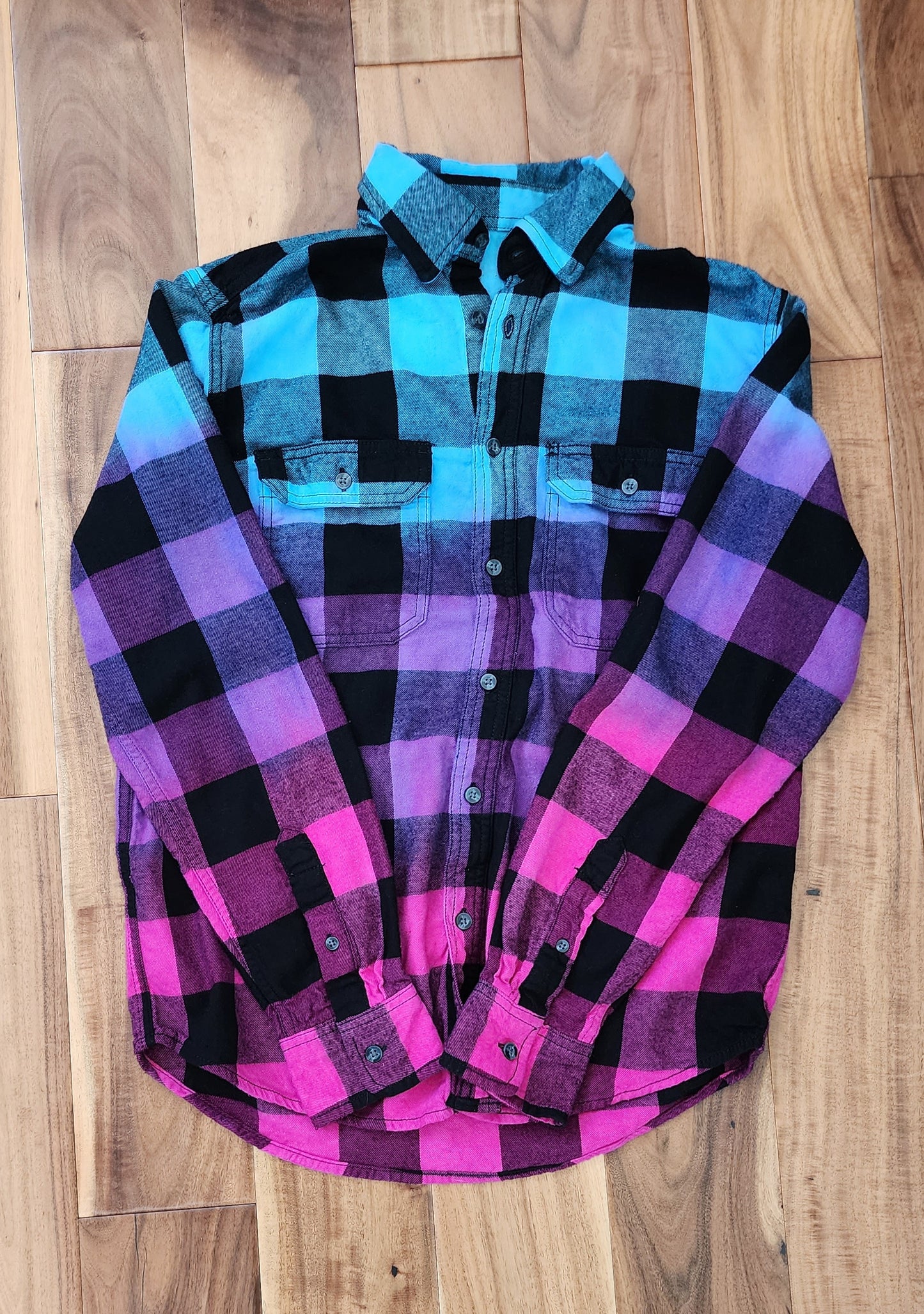 Custom Dyed Flannel Shirts - Cool
