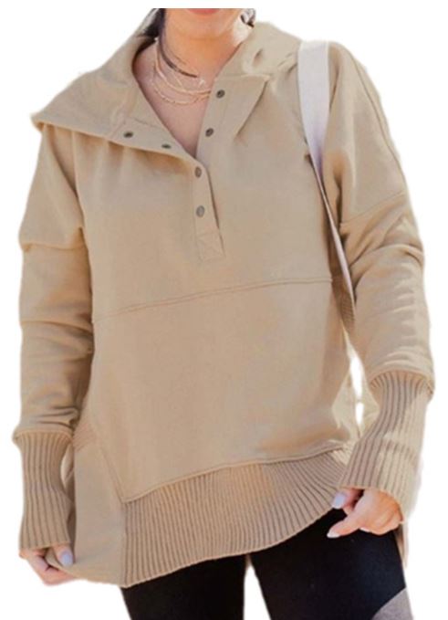 Henley Sweatshirt - Cool