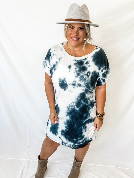 BLAKELEY LYNSEY TIE DYE DRESS - Warm