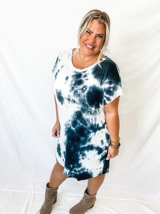 BLAKELEY LYNSEY TIE DYE DRESS - Warm