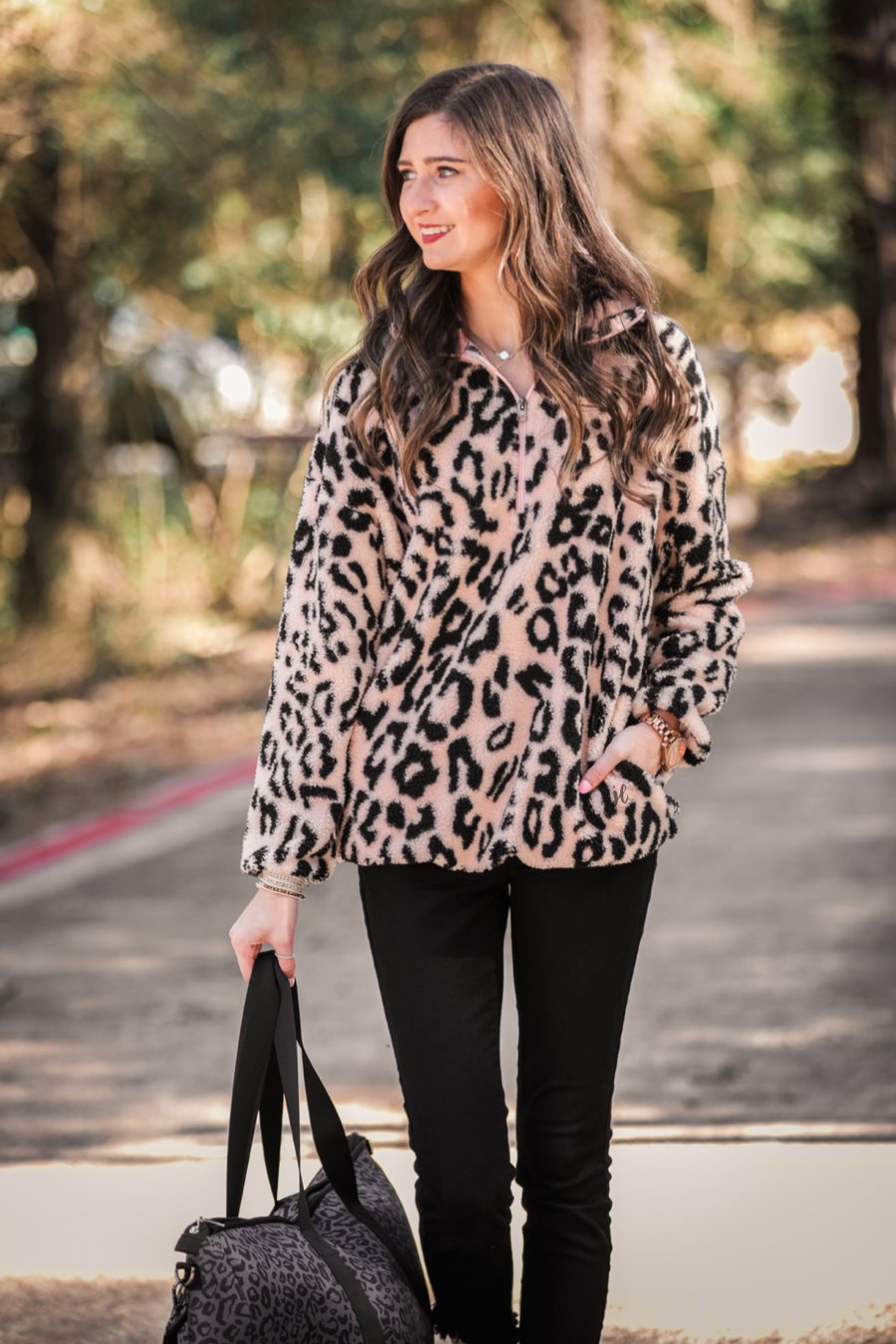 Lynn Pink Leopard Pullover - Cool