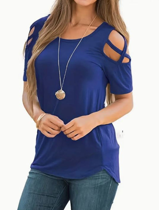 Cold Shoulder Top - Warm