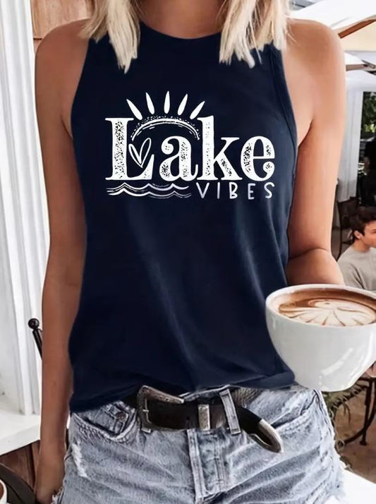 Lake Vibes Tank - Warm