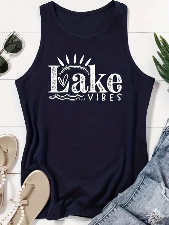 Lake Vibes Tank - Warm