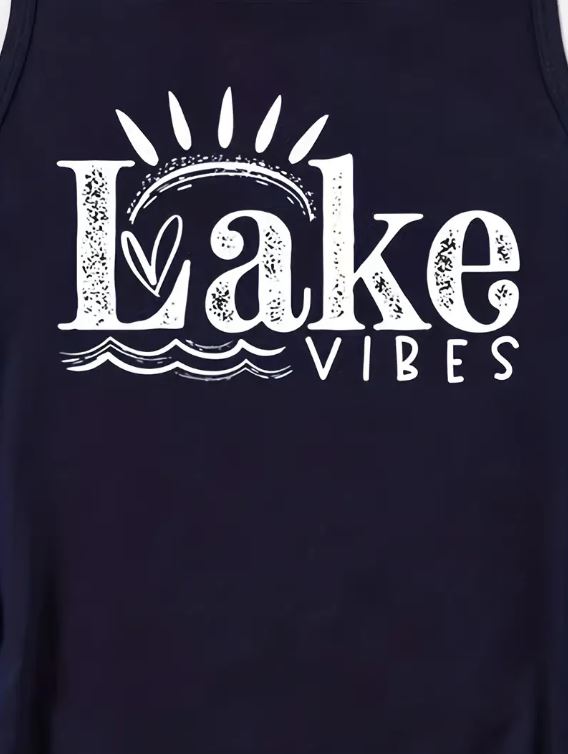 Lake Vibes Tank - Warm