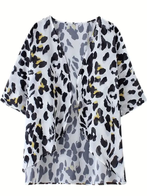 Leopard Kimono - Warm