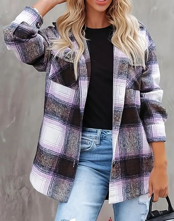 Plaid Shacket - Cool