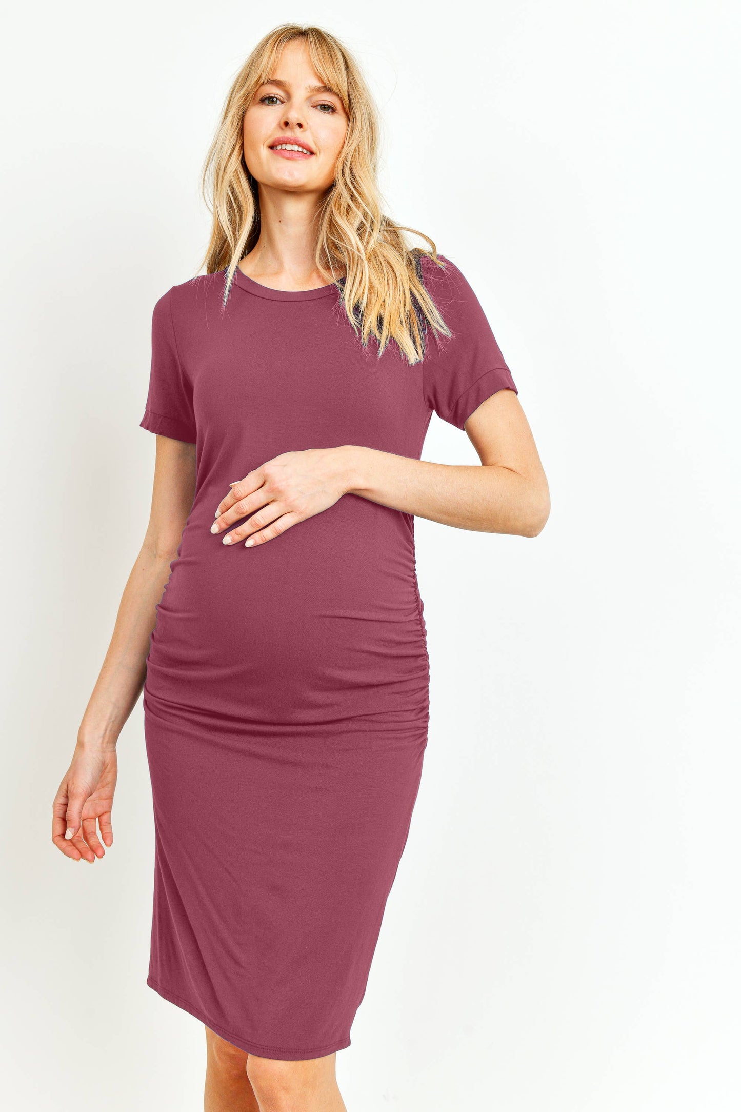 Heavy Modal Basic Maternity Dress