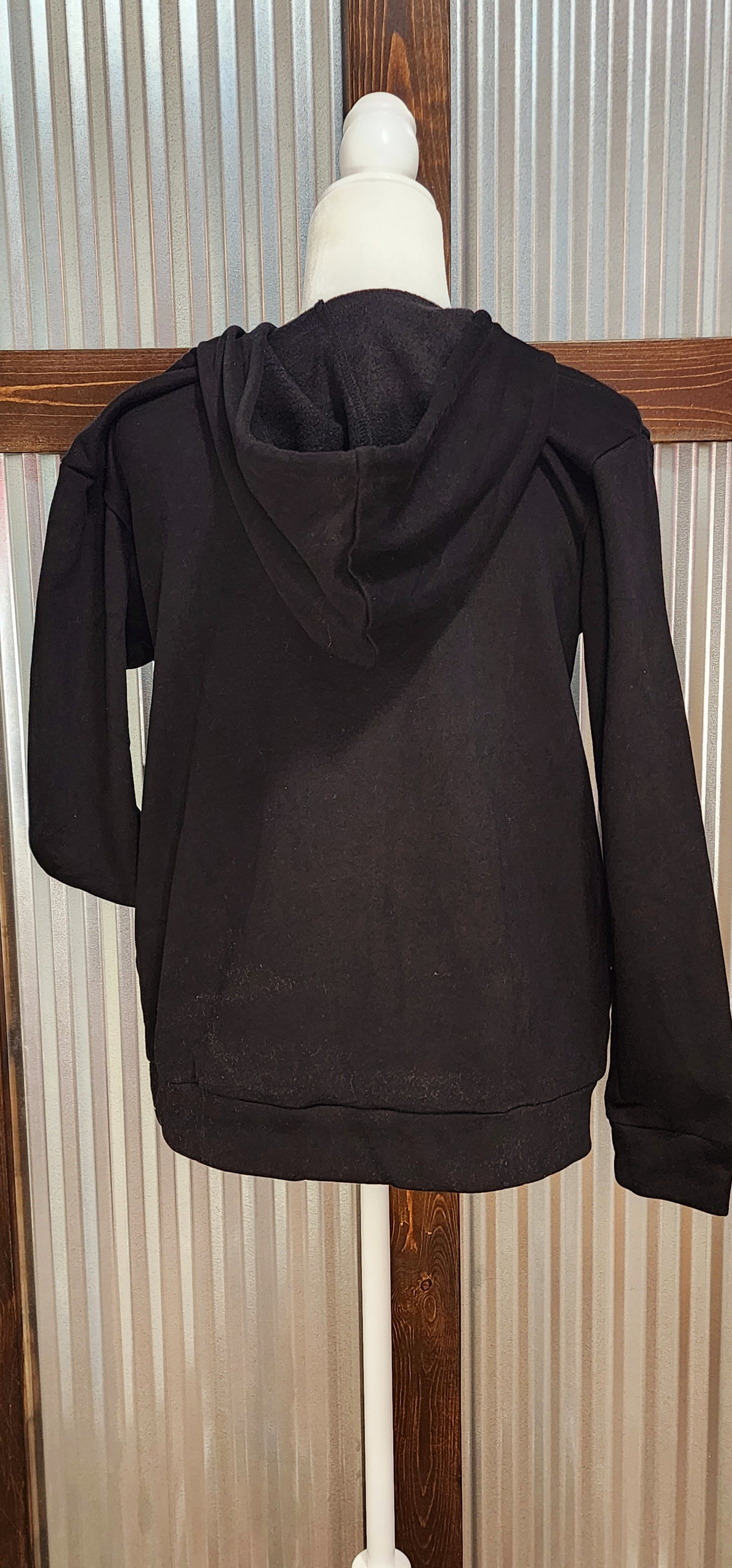 Black 1/2 zip Hoodie - Cool