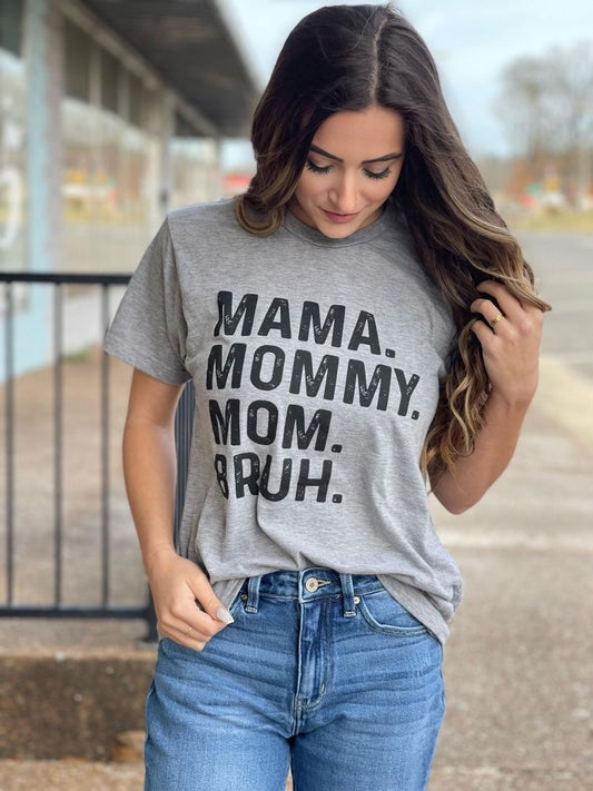 Bruh Mom T-shirt - Warm