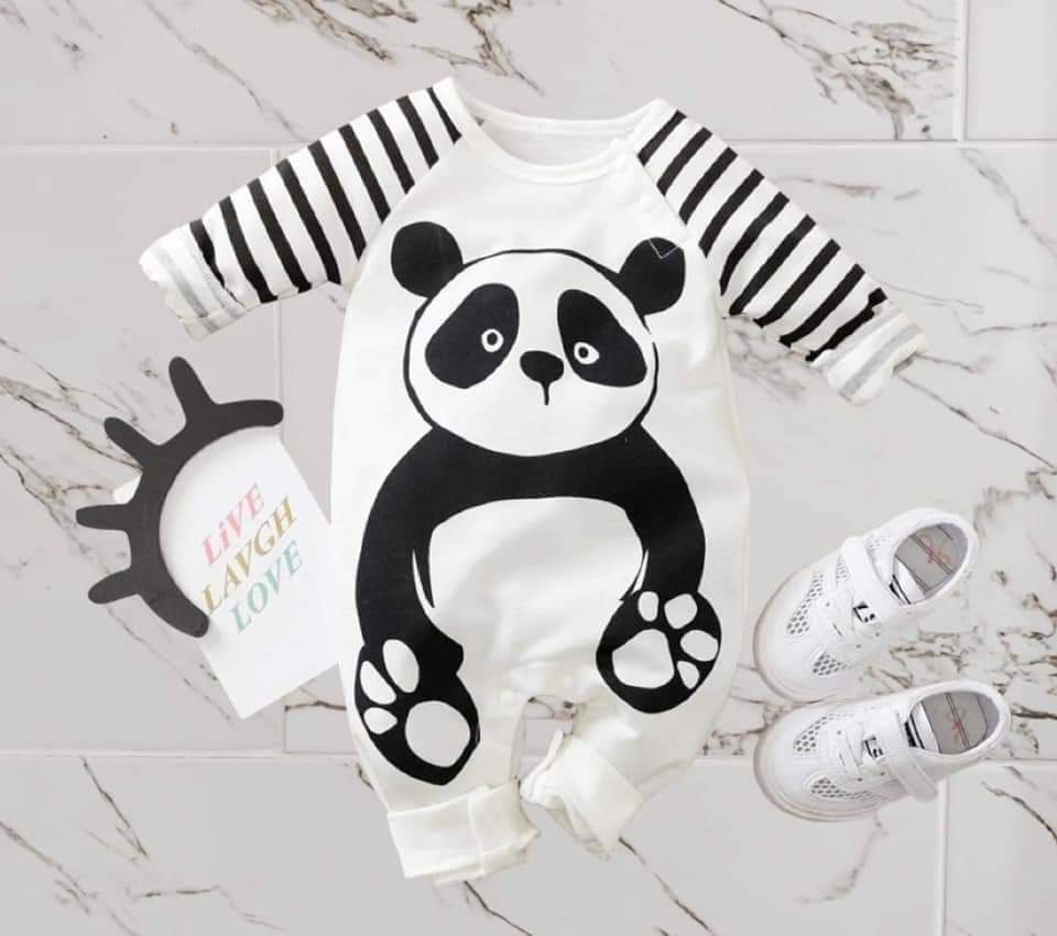 Panda Romper - Littles