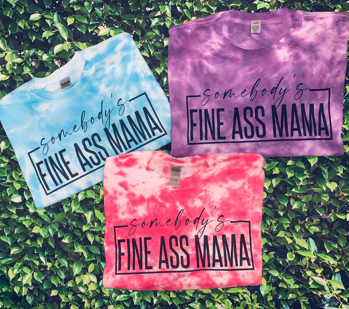 Fine A** Mama Tie-Dye Tshirt - Warm