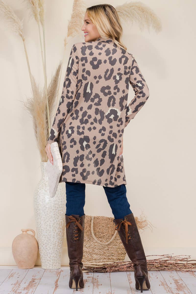 Mocha Leopard Cardigan - Cool