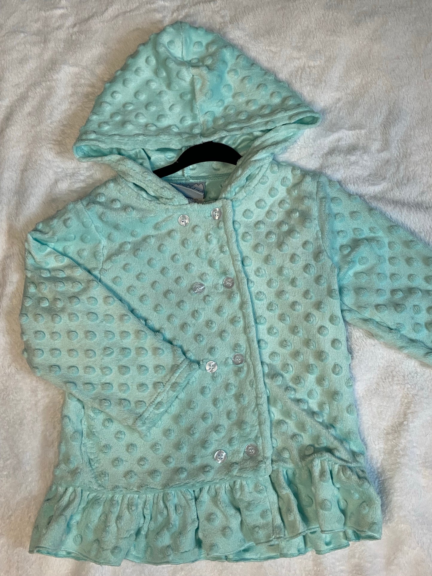 Pastel Minky Dot Jackets- Littles