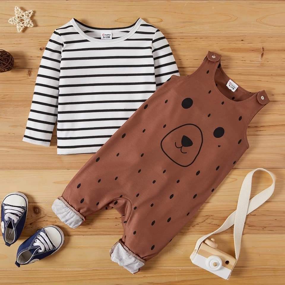 Bear Overall Set- Littles