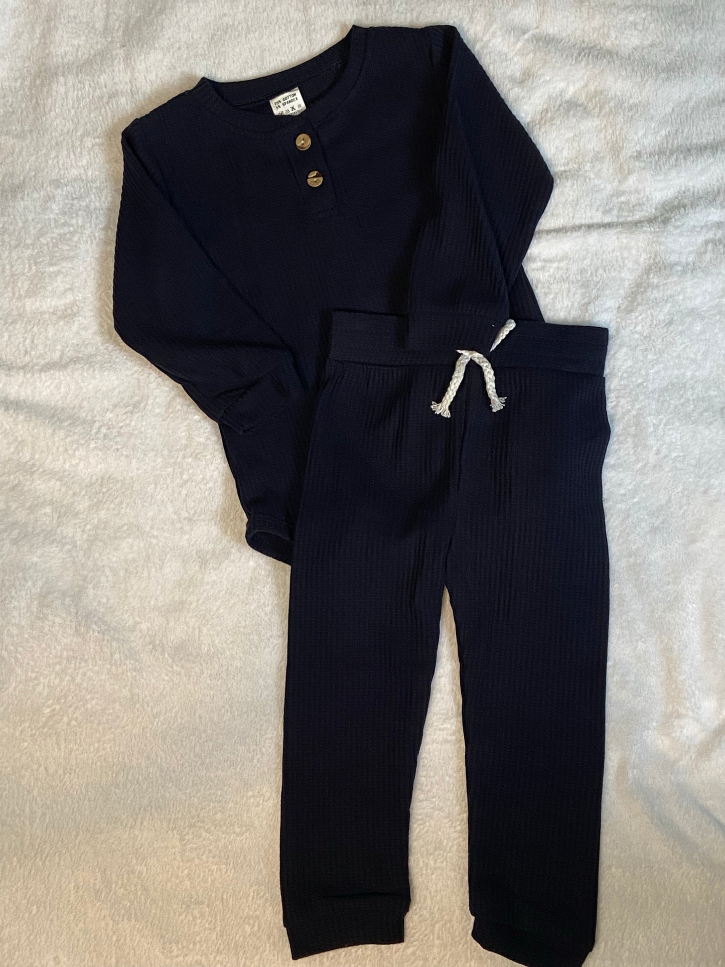 Thermal Style Pant Outfit-Littles